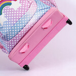Mochila Elf C/carro 6457A Base Goma Rosa 2Div